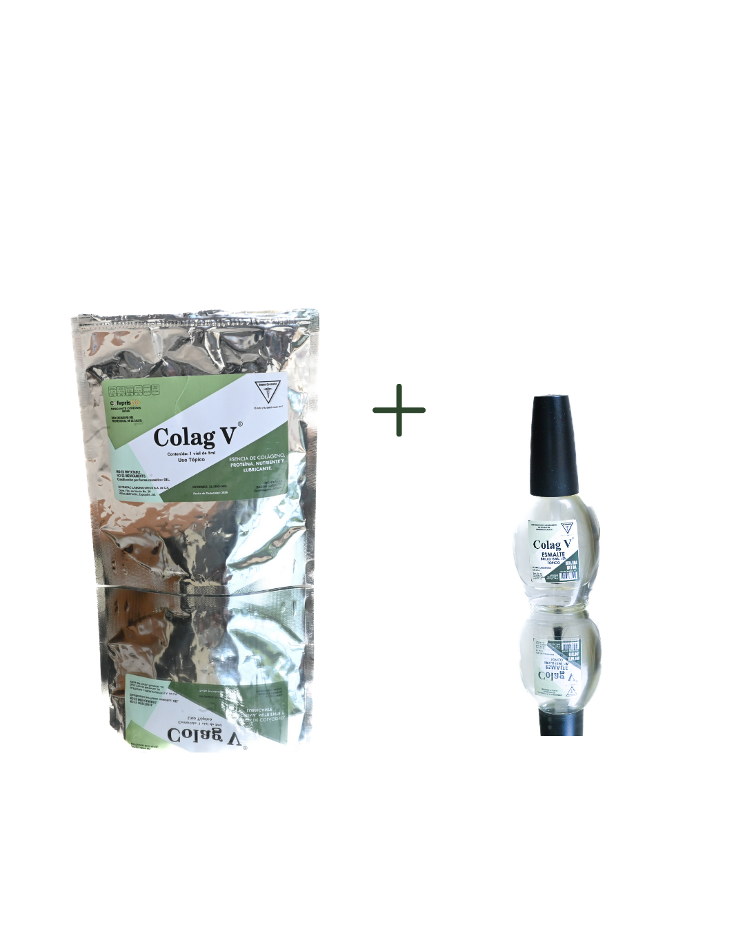 PROMO Colag V Vaginal/Rectal + Esmalte con Colágeno | Fortalecimiento y cuidado integral de uñas