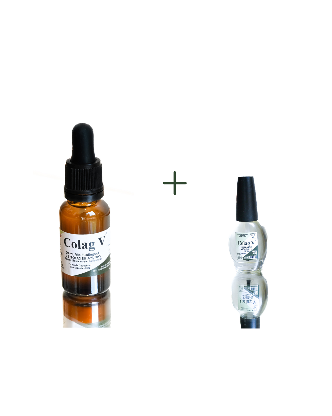 PROMO Colag V Sublingual + Esmalte con Colágeno | Fortalecimiento y vitalidad integral