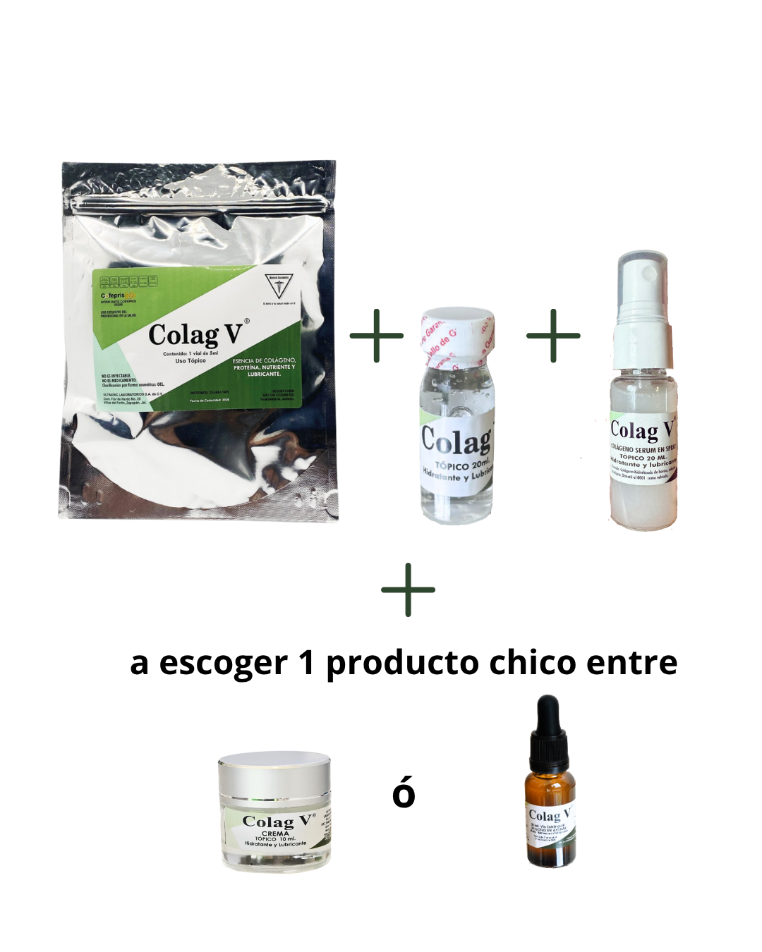 PROMO Colag V Vaginal/Rectal + Gel Tópico + Spray Chico | Rutina completa de hidratación y rendimiento visible