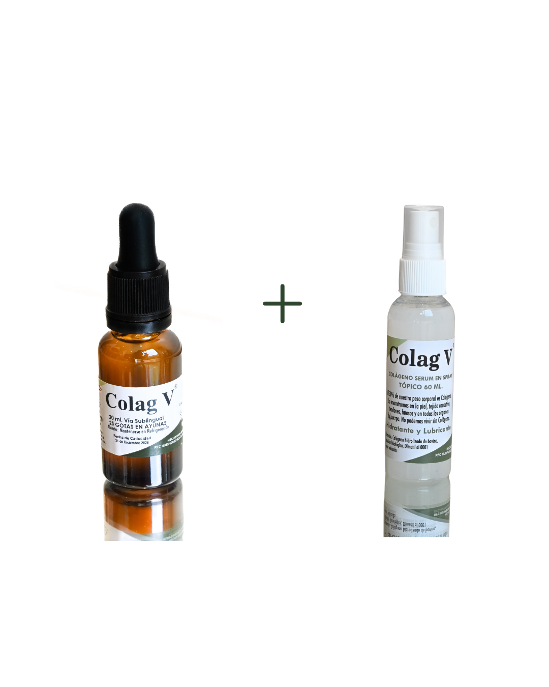 PROMO Colag V Sublingual + Serum en Spray 60 ml | Regeneración y Hidratación