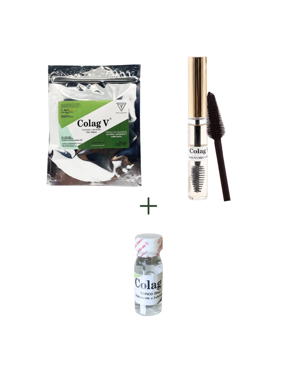 PROMO Colágeno Vía Mucosa + Gel Tópico + Rímel | Regeneración y Cuidado Integral