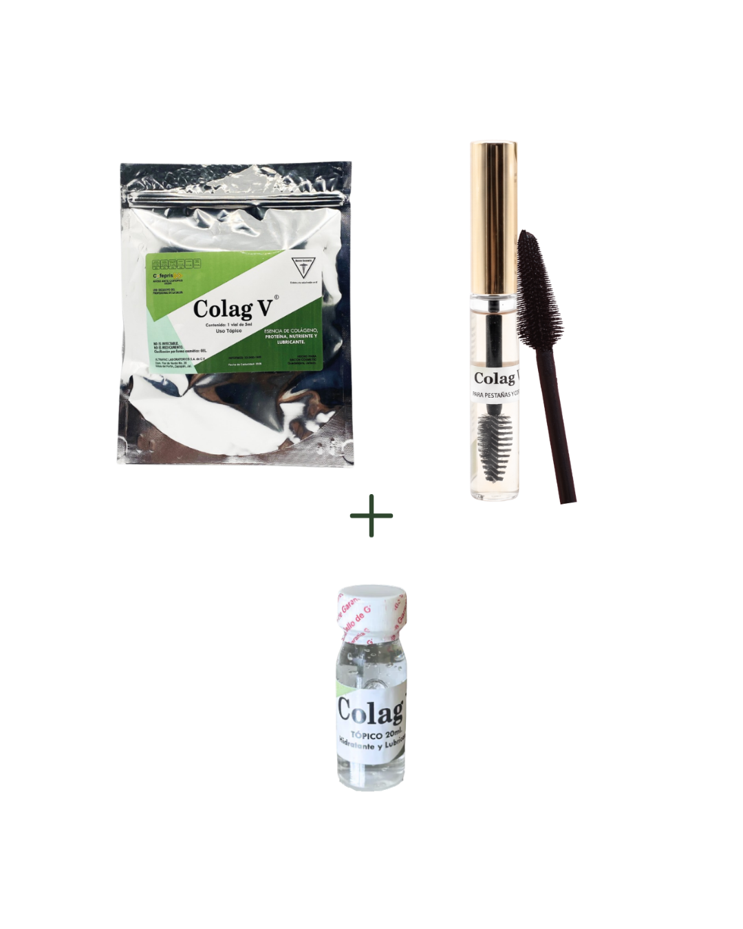 PROMO Colágeno Vía Mucosa + Gel Tópico + Rímel | Regeneración y Cuidado Integral